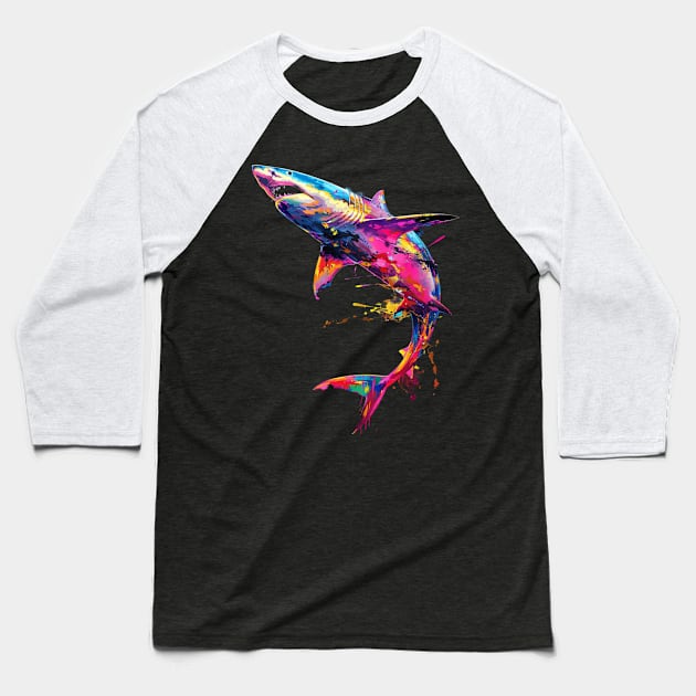 Shark Spectacular Spotters Baseball T-Shirt by Terrence Torphy